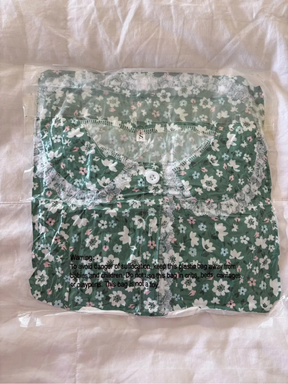 New Girls Pioneer Floral Prairie Dress Costume Small Green Apron Bonnet Bag sock